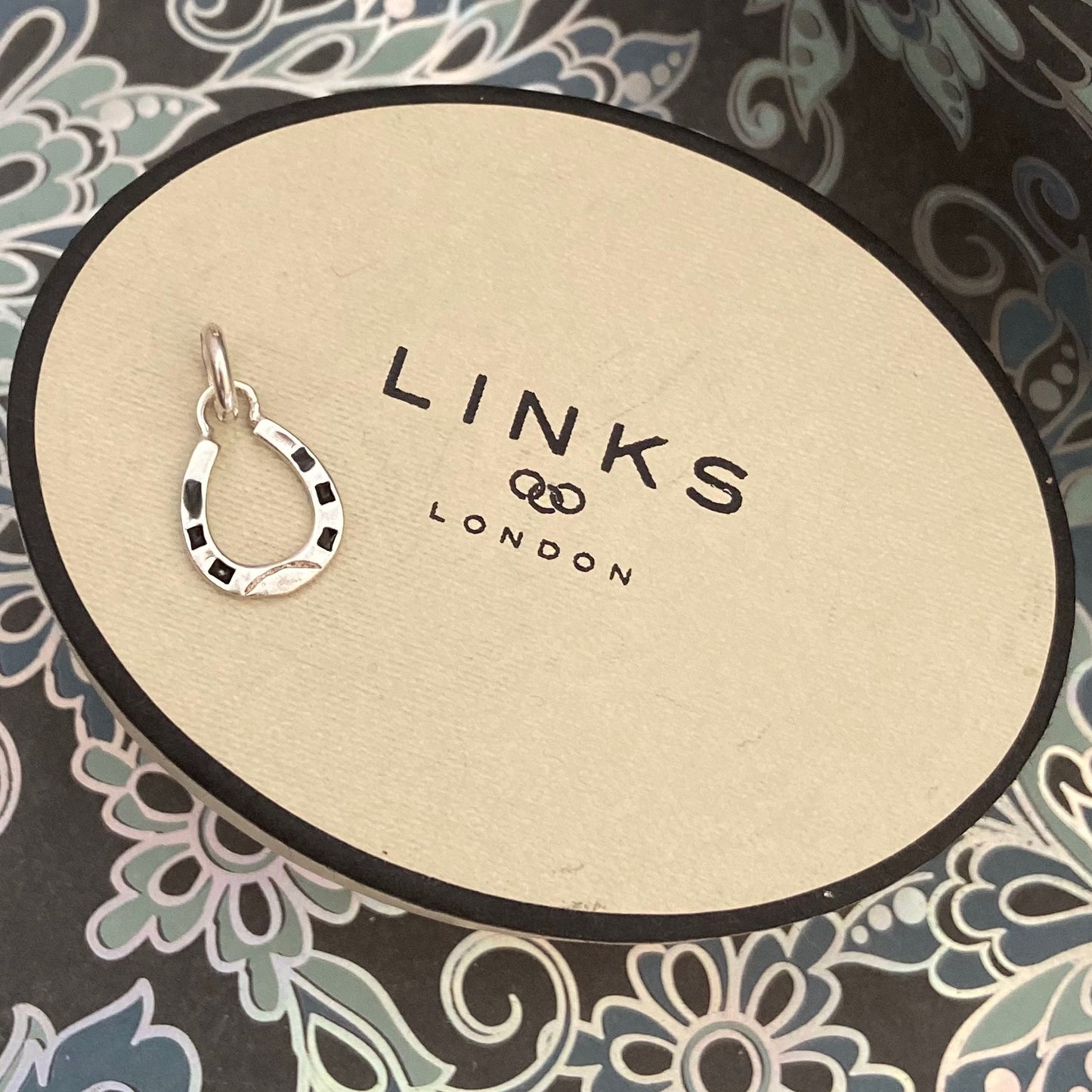 Links of London Black and Silver Horse Shoe