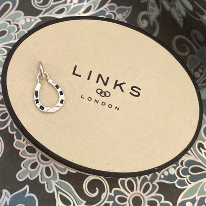 Links of London Black and Silver Horse Shoe