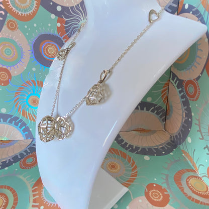 Links of London Sterling Silver Flutter and Wow Necklace