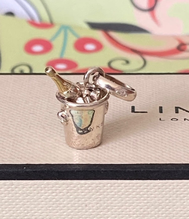 Links of London  18ct Gold Vermeil Champagne Bucket Charm