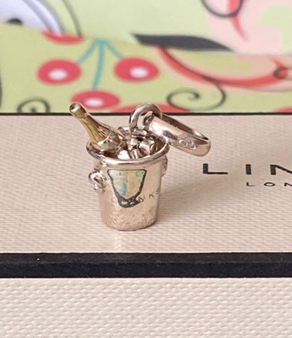 Links of London  18ct Gold Vermeil Champagne Bucket Charm