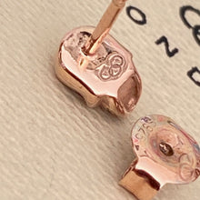 Load image into Gallery viewer, Links of London Rose Gold Plated Mini Skull Stud Earrings
