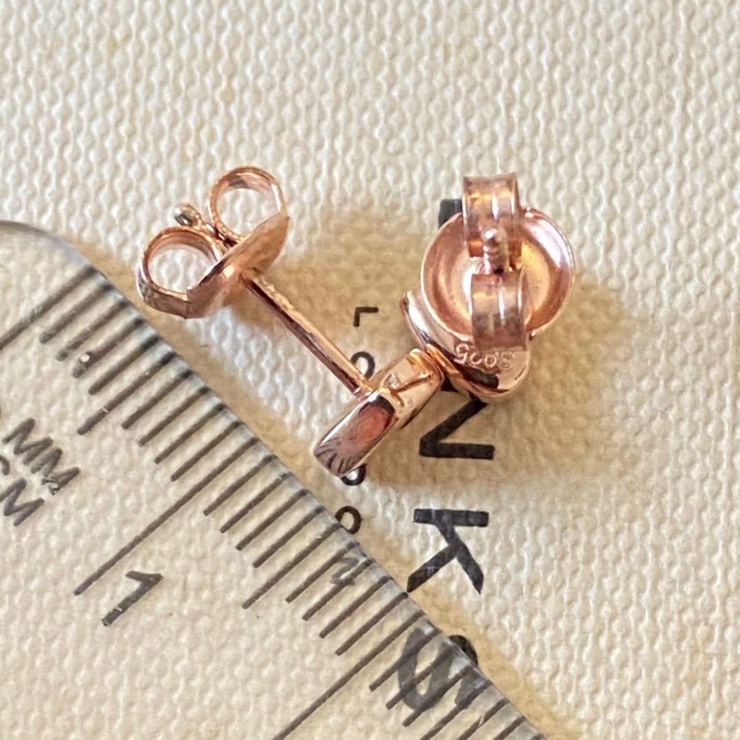 Links of London Gold 18kt vermeil, 925 Sterling Silver heart Stud earrings