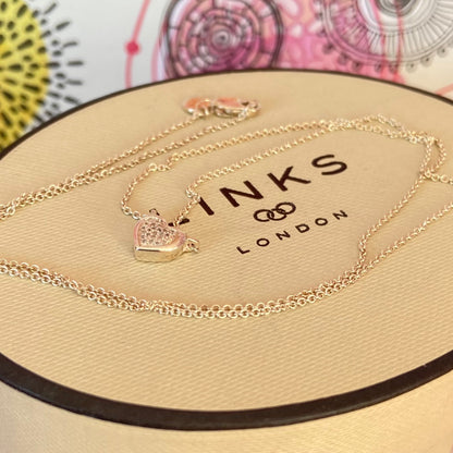 Links of London  Diamond Pave Essentials Heart Necklace
