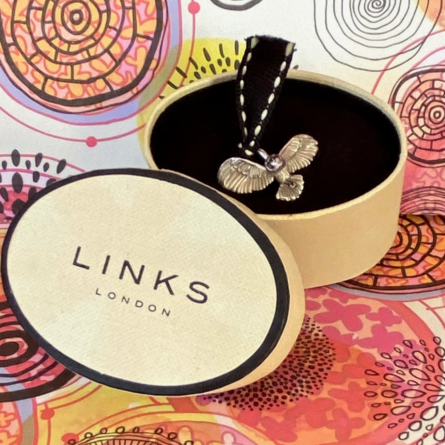 Links of London Wildlife Brown Barn Owl Charm/ Pendent