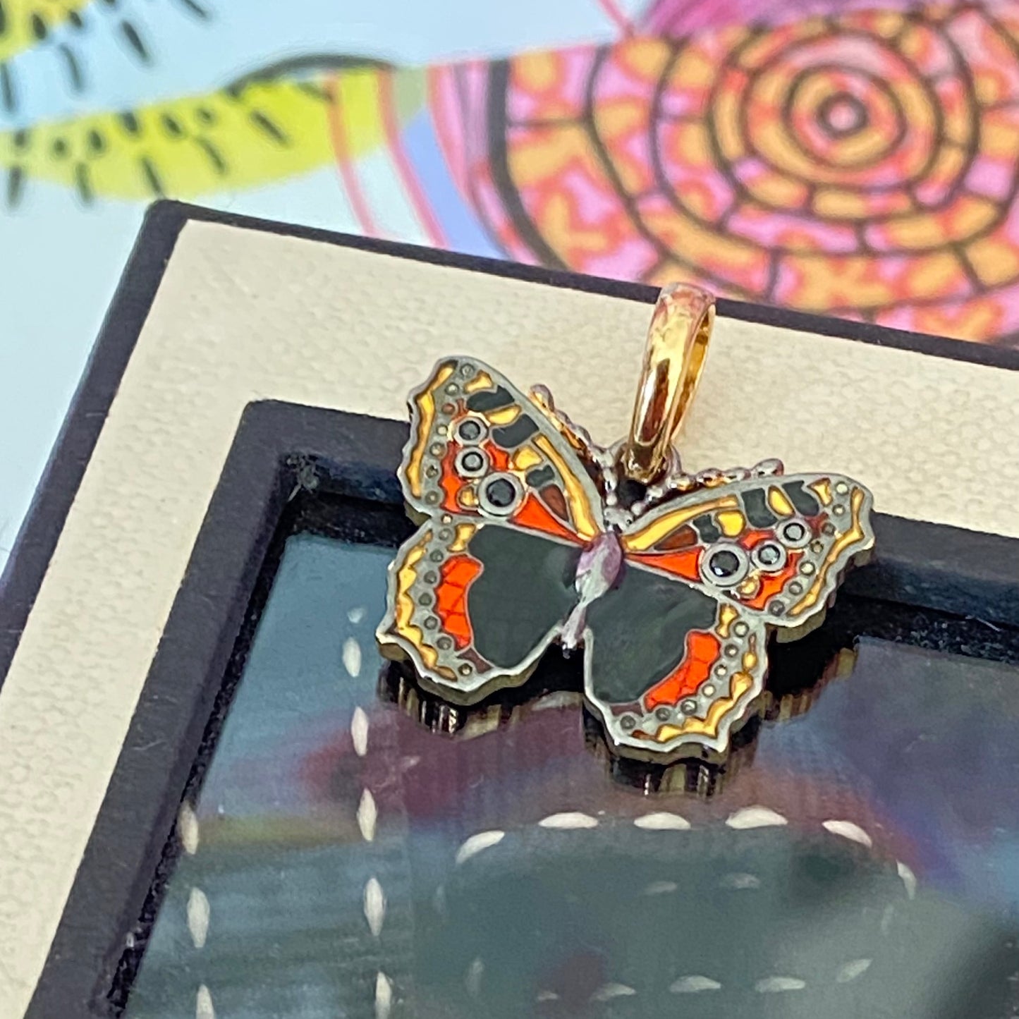 Link of London Butterfly Charm Pendant.