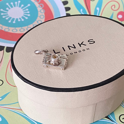 Preloved Sterling Silver Links of London Camera 925 Charm
