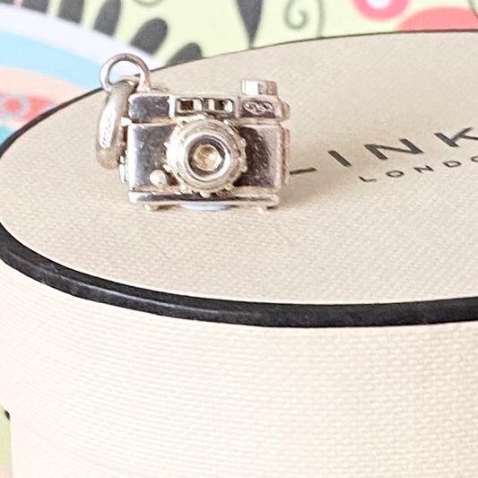 Preloved Sterling Silver Links of London Camera 925 Charm