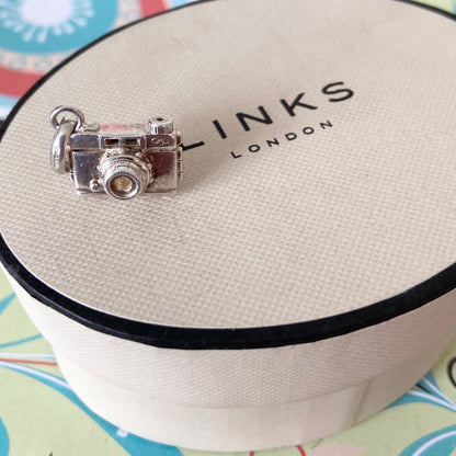 Preloved Sterling Silver Links of London Camera 925 Charm