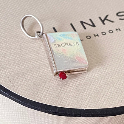 Sterling Silver Links of London Book Secrets