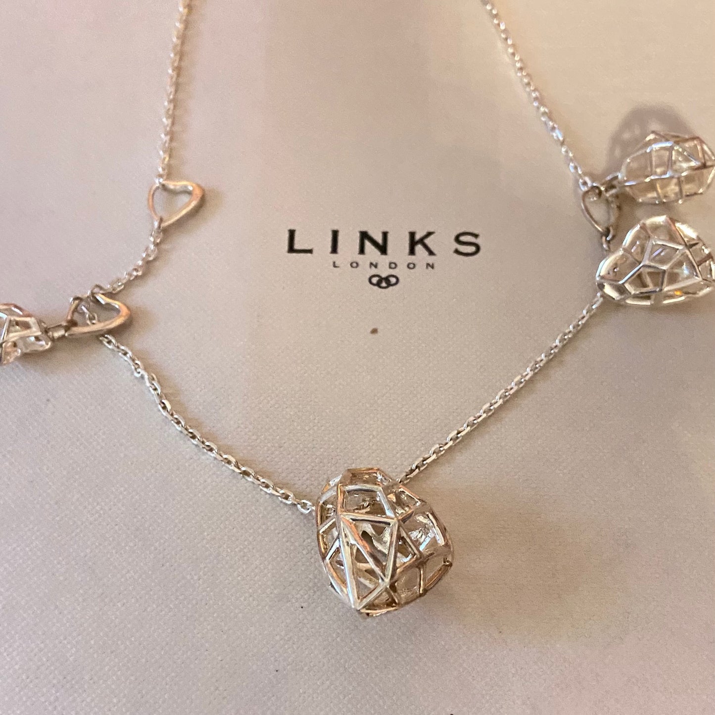 Links of London Sterling Silver Flutter and Wow Necklace