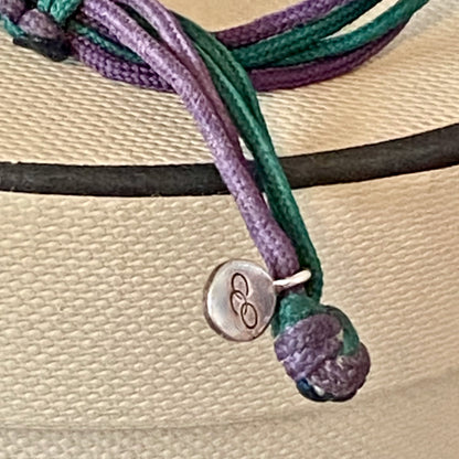 Links of London Silver Wimbledon Ball Cord  Friendship Bracelet