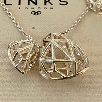 Links of London Sterling Silver Flutter and Wow Necklace