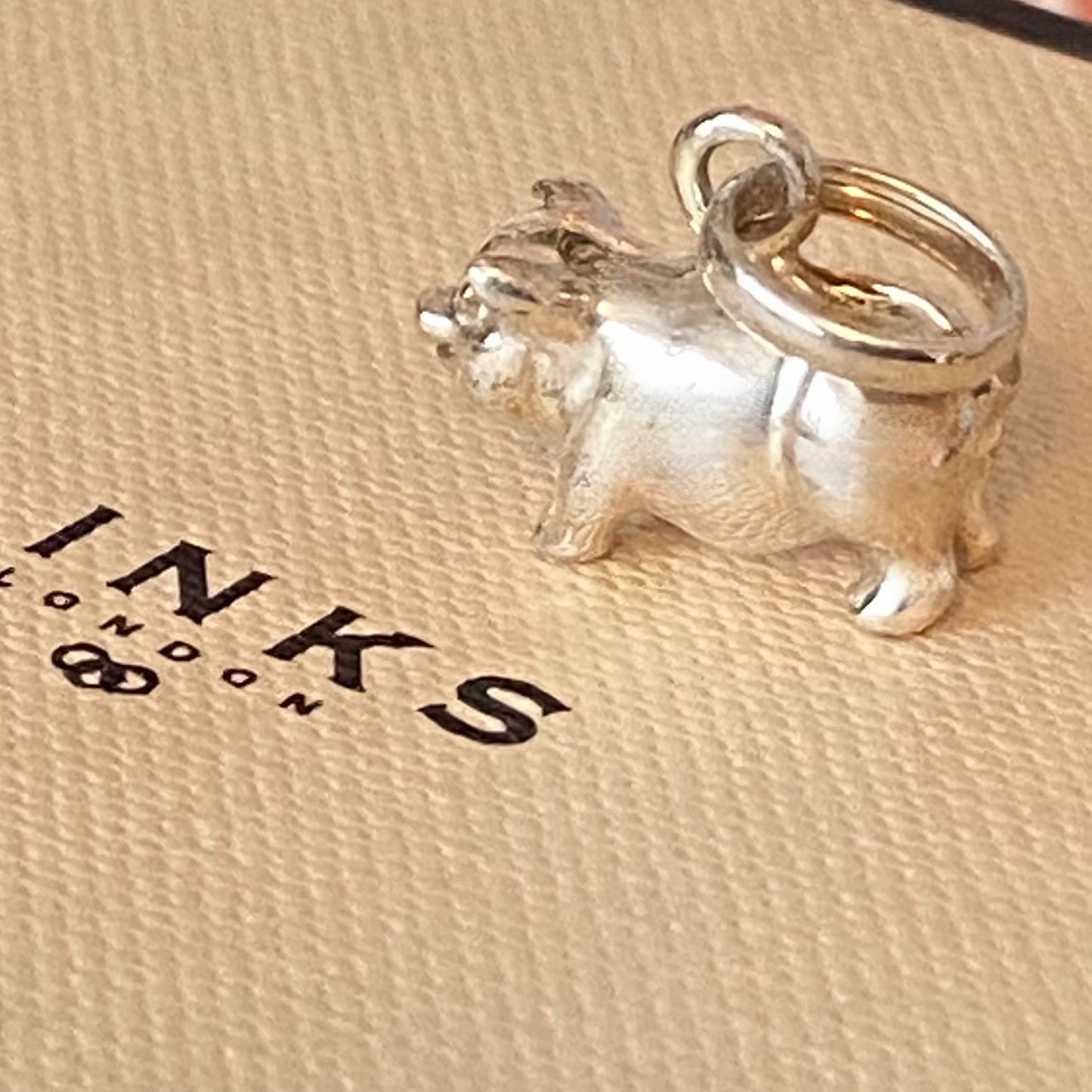 Links of London Sterling Silver Pot Bellied Pig Charm Be the first to love this!