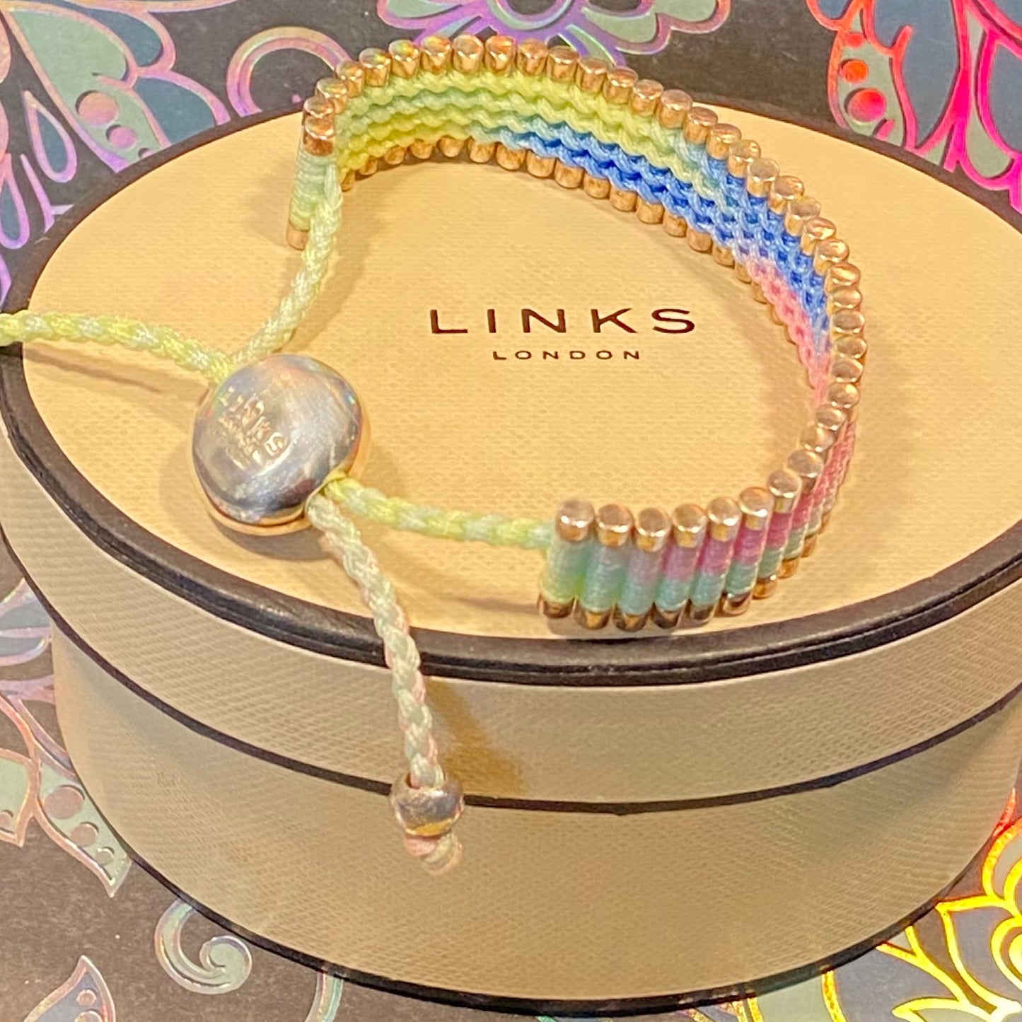 Links of London  Rainbow Friendship Sterling Silver Bracelet