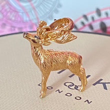 Load image into Gallery viewer, Links of London Sterling Silver Yellow Gold Vermeil Stag Charm Pendant or charm
