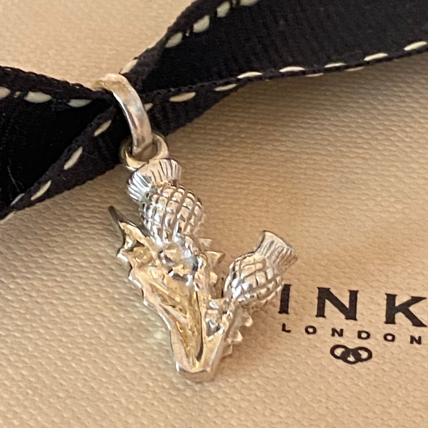 Links of London Sterling Silver vintage Thistle Charm