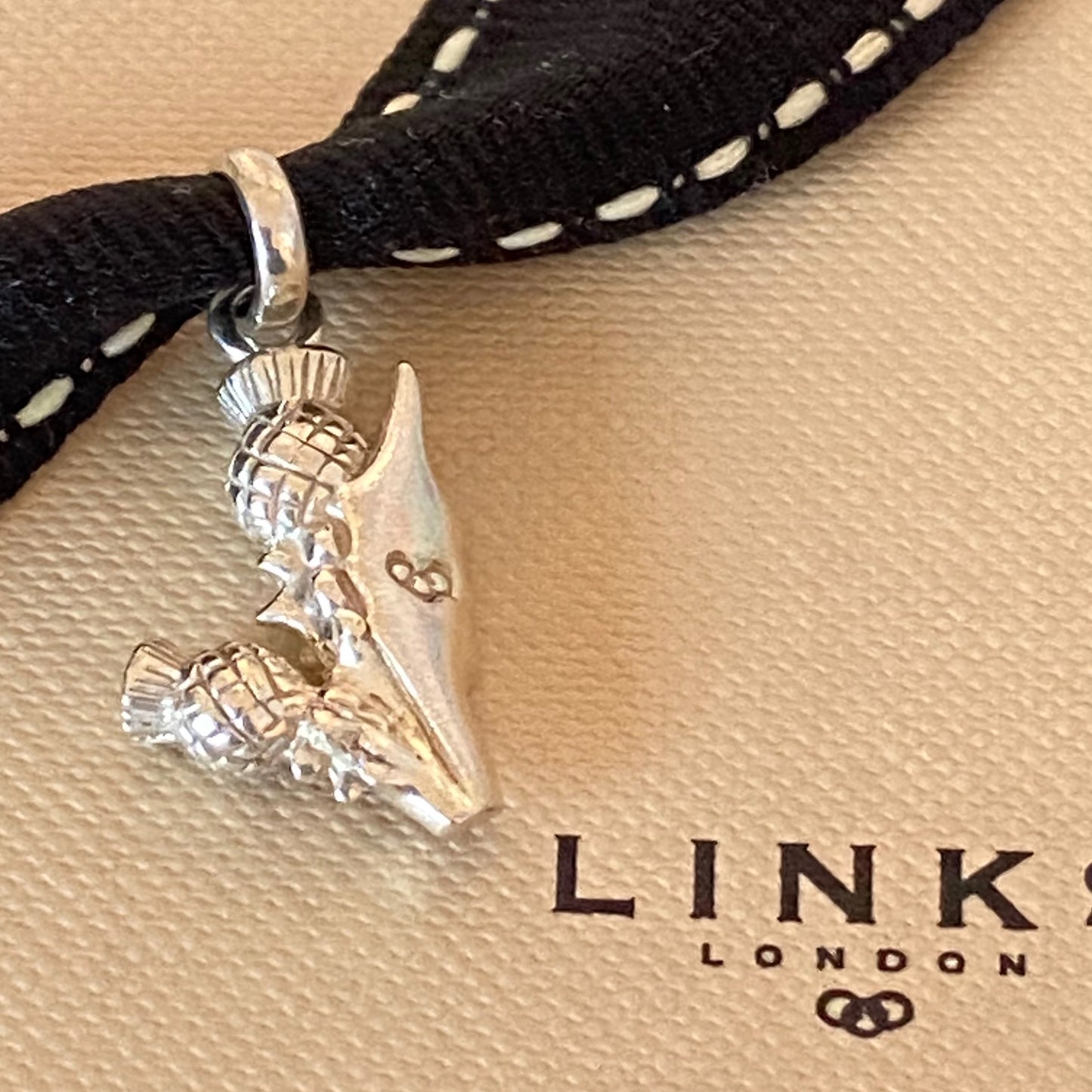 Links of London Sterling Silver vintage Thistle Charm