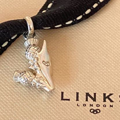 Links of London Sterling Silver vintage Thistle Charm
