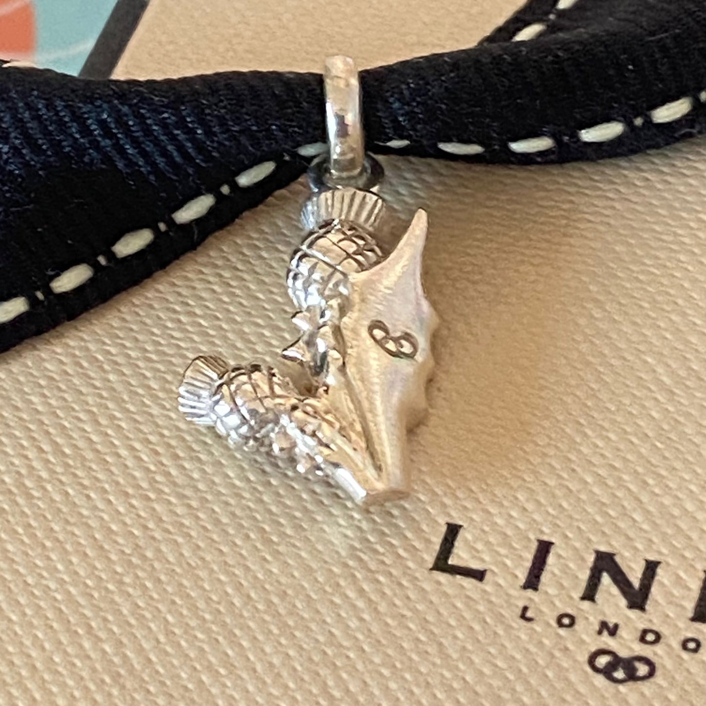 Links of London Sterling Silver vintage Thistle Charm