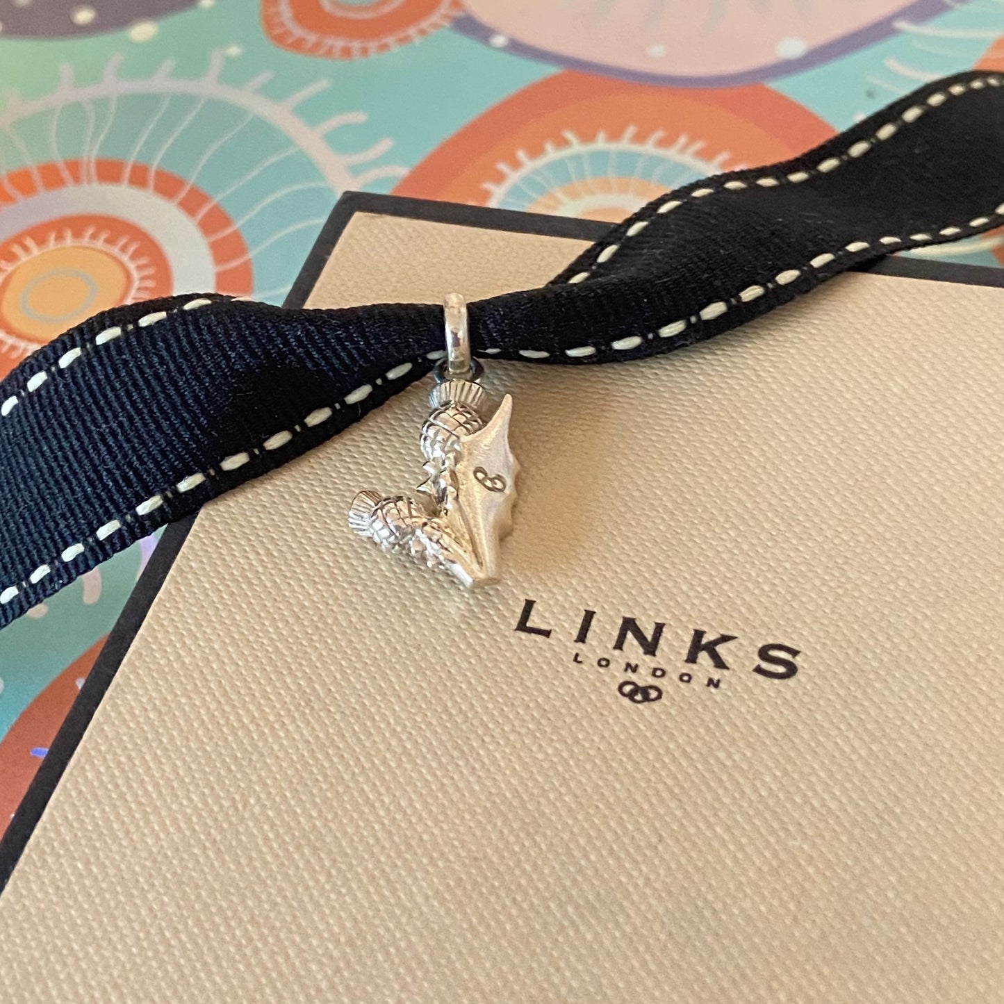 Links of London Sterling Silver vintage Thistle Charm