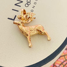 Load image into Gallery viewer, Links of London Sterling Silver Yellow Gold Vermeil Stag Charm Pendant or charm
