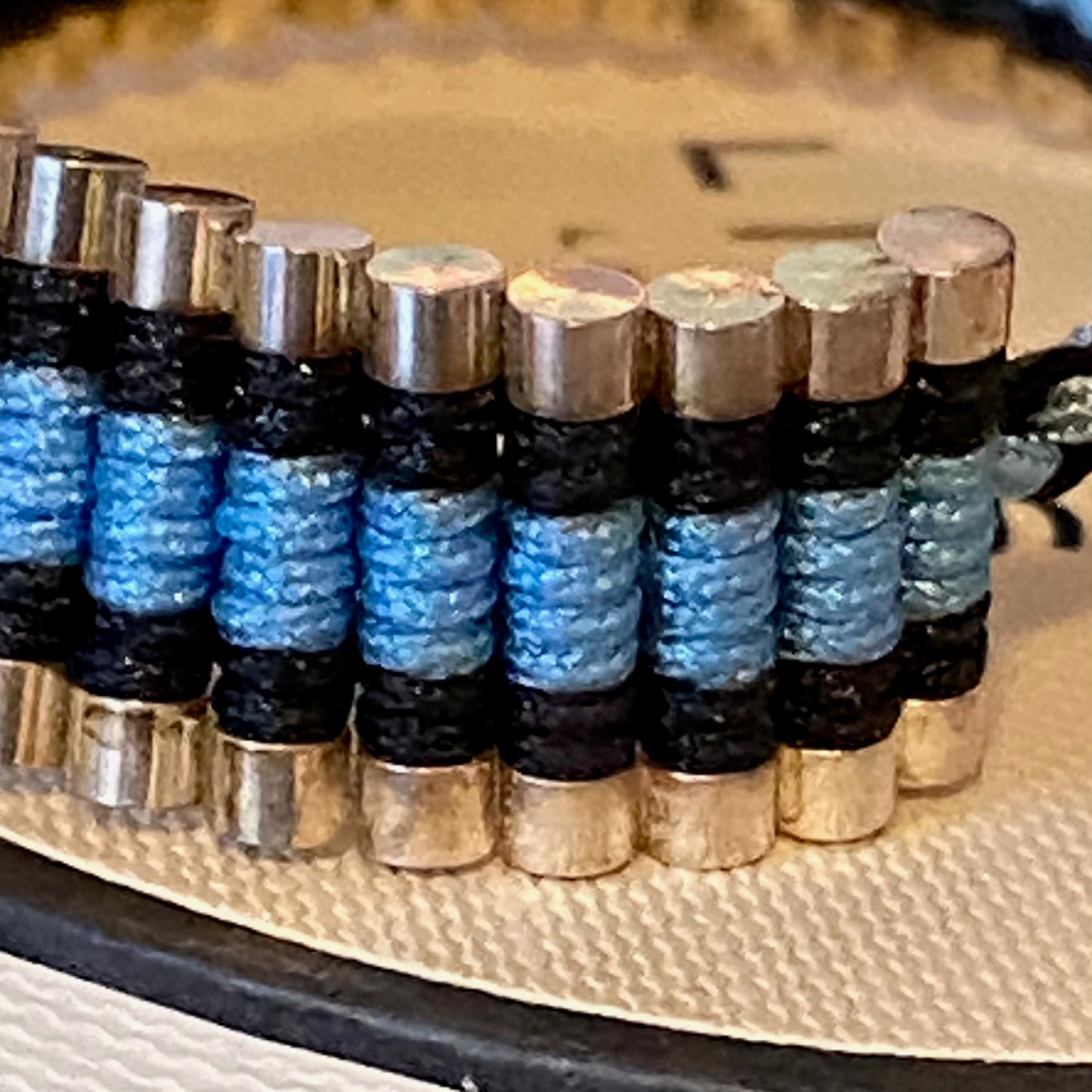 Links of London Blue and Black Sterling Silver Friendship Bracelet