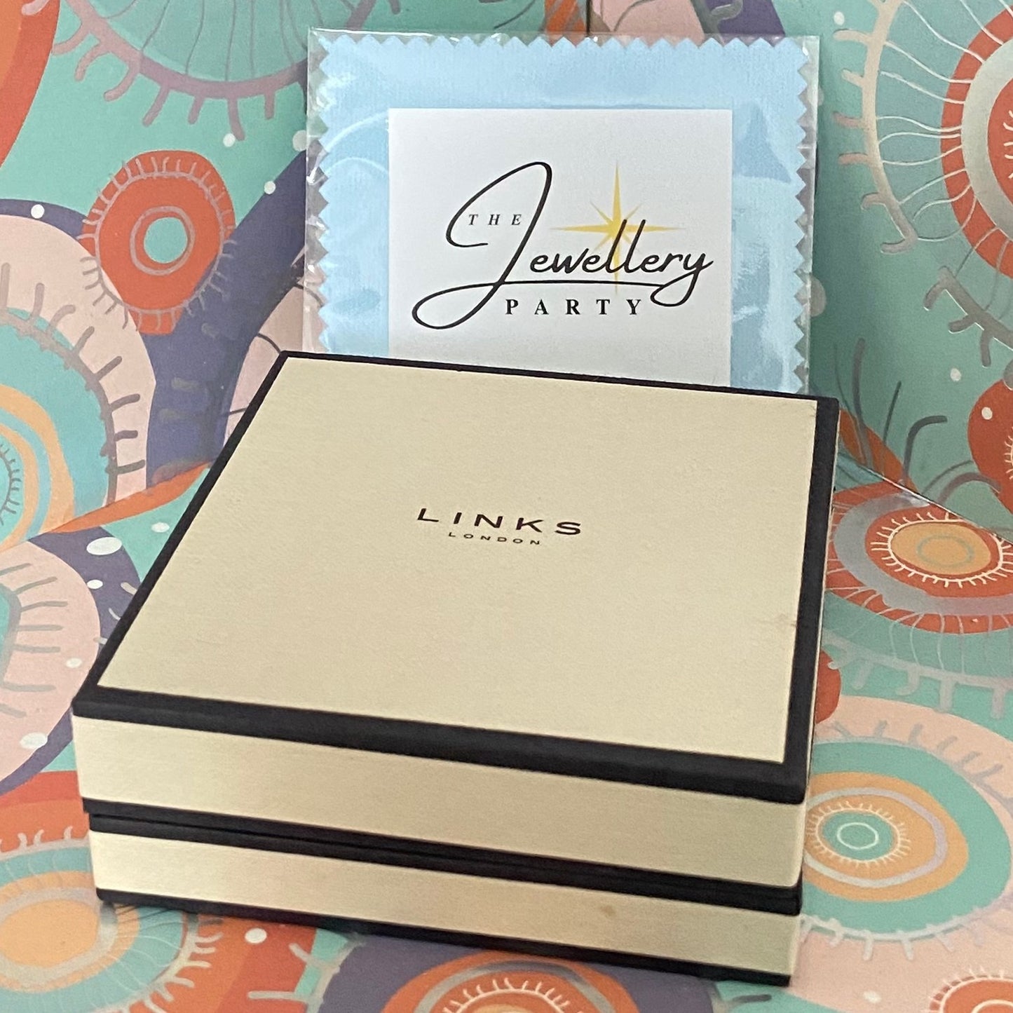 18ct Gold Vermeil  Cultured Pearl and Topaz Necklace crafted in Sterling Silver by the Iconic Links of London