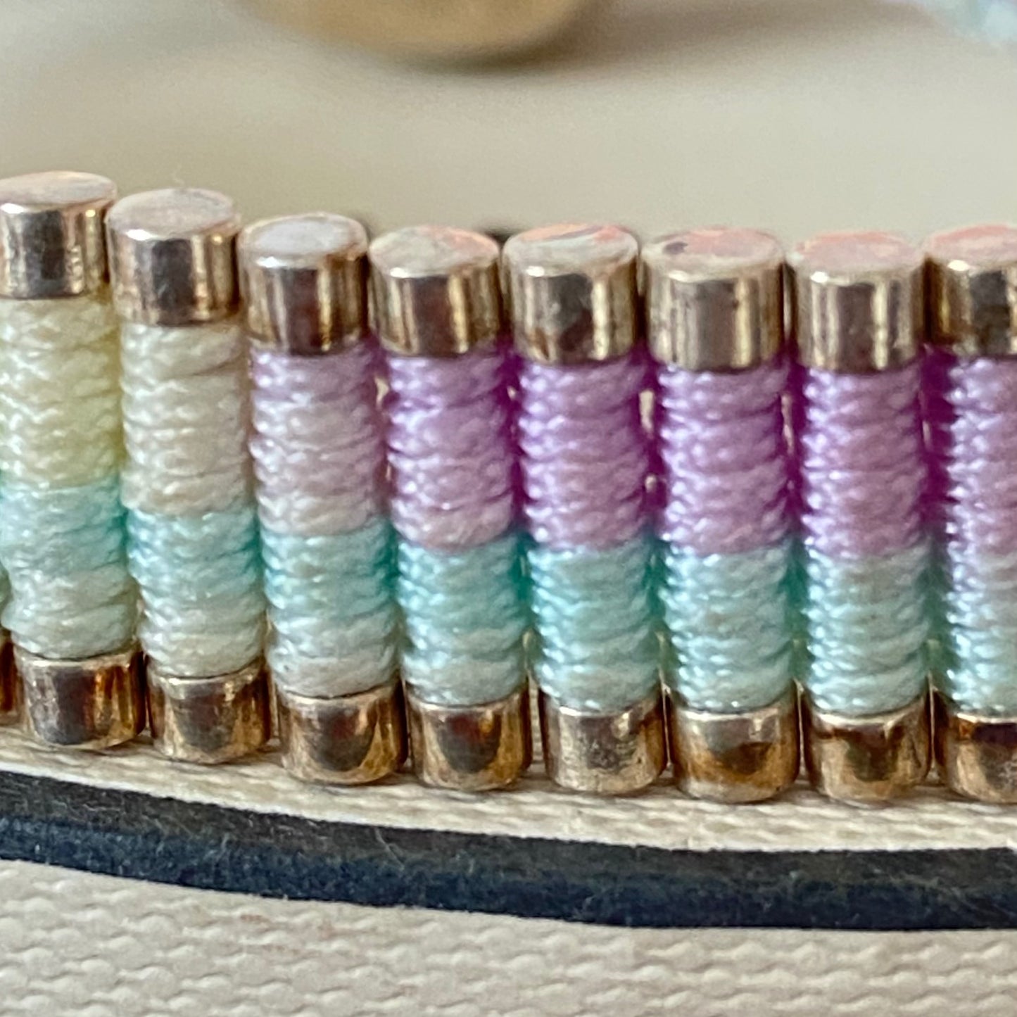 Links of London Light pastels Rainbow effect cord Sterling Silver Friendship Bracelet