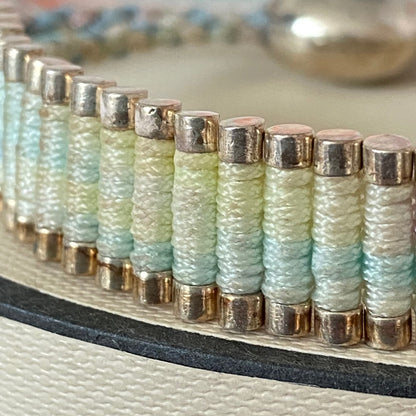 Links of London Light pastels Rainbow effect cord Sterling Silver Friendship Bracelet