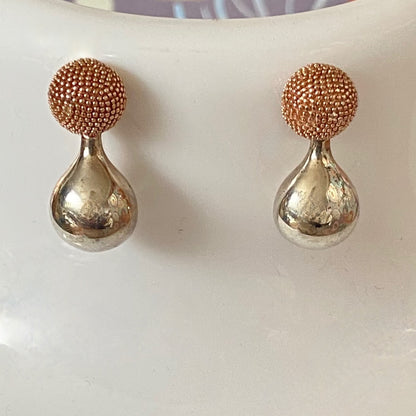 Links Of London Sterling Silver 18kt Vermeil Masquerade Studs