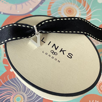 Links of London Sterling Silver Letter V Charm