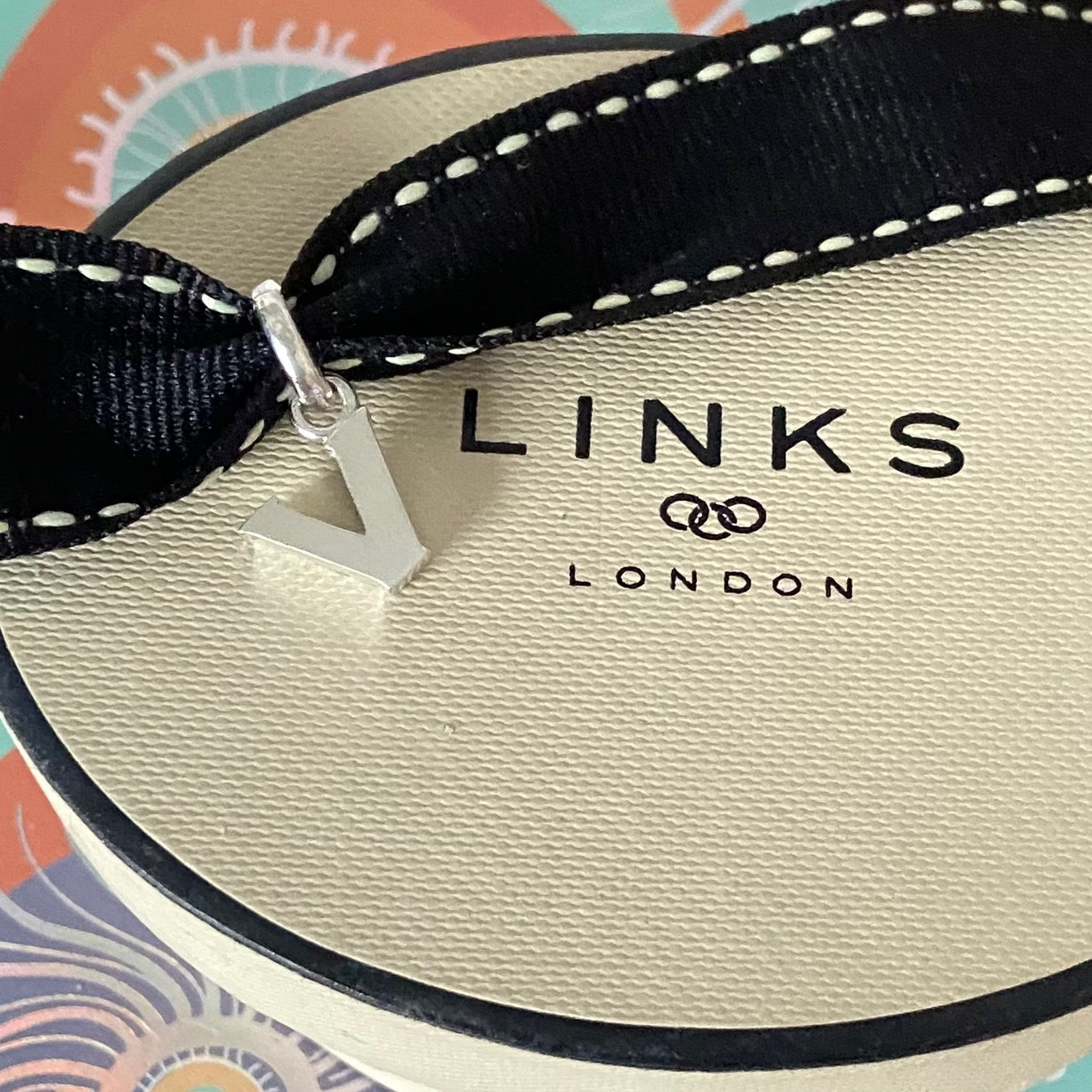 Links of London Sterling Silver Letter V Charm