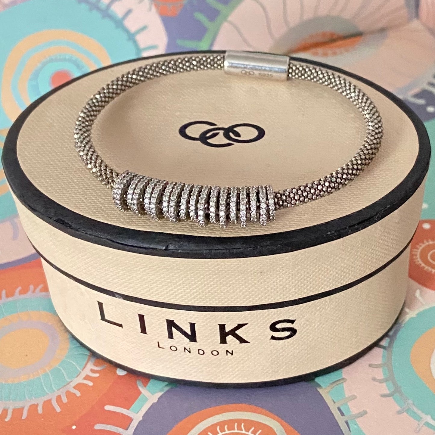 Links of London Star Dust Crown Silver Bracelet