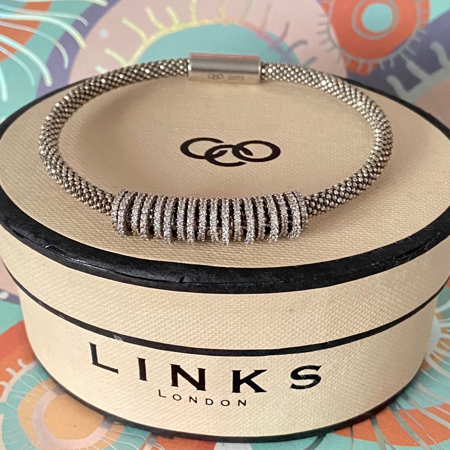 Links of London Star Dust Crown Silver Bracelet