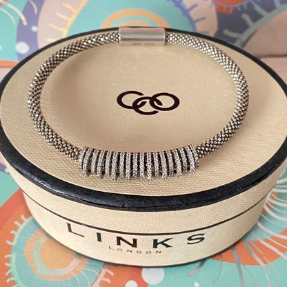 Links of London Star Dust Crown Silver Bracelet