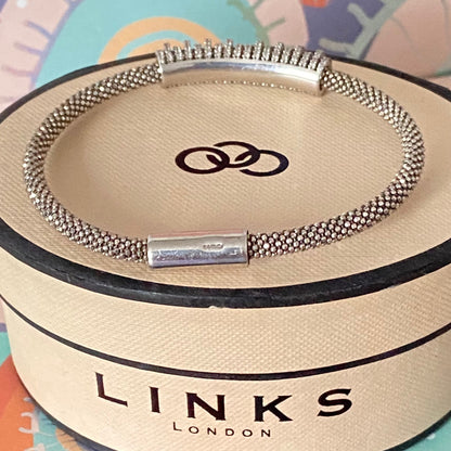 Links of London Star Dust Crown Silver Bracelet