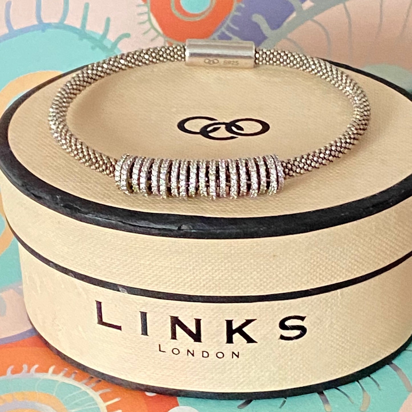 Links of London Star Dust Crown Silver Bracelet