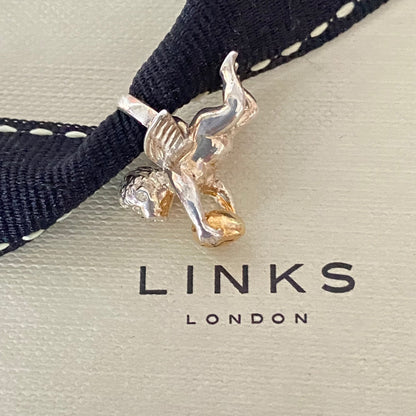 Links Of London Sterling Silver Cupid Angel Charm New!
