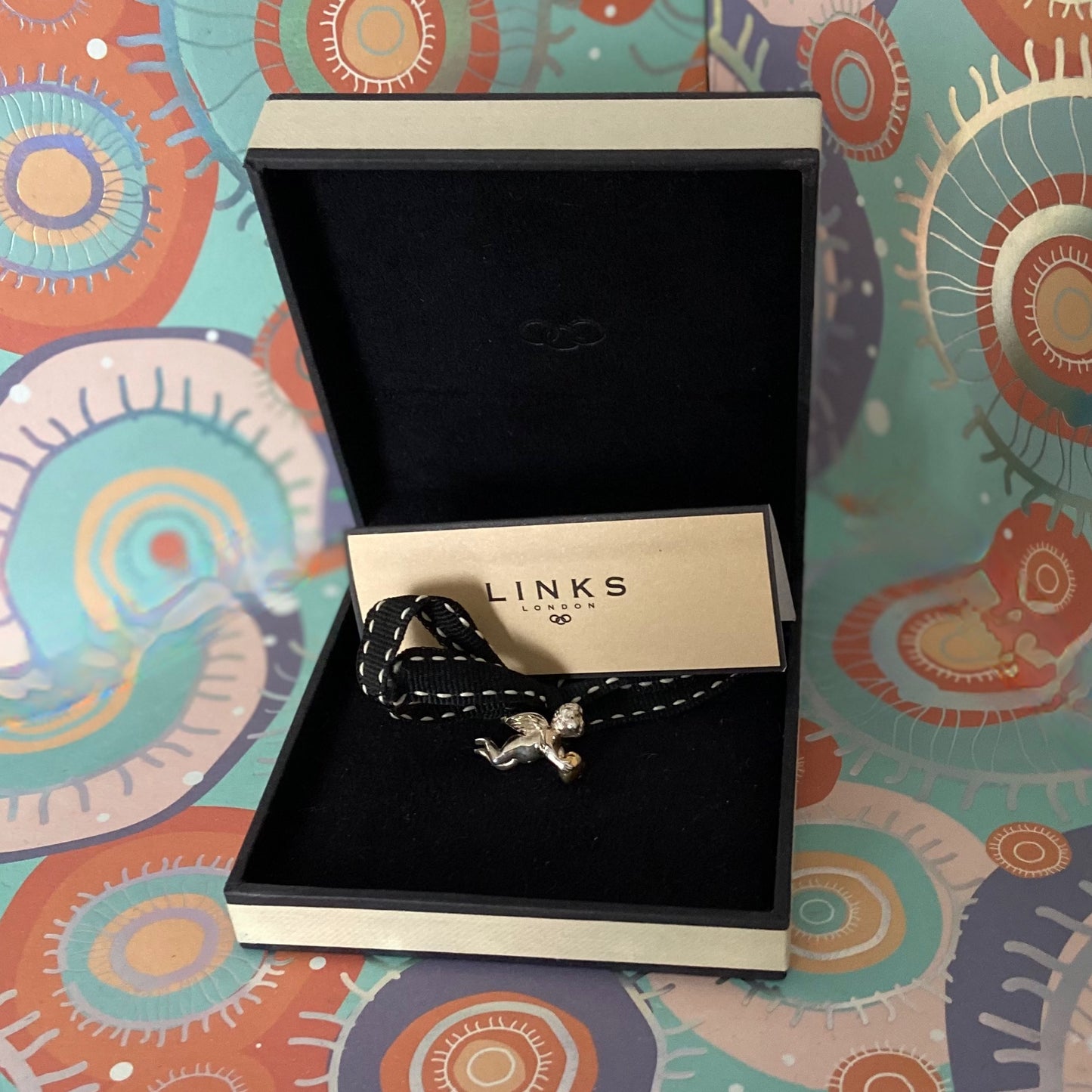 Links Of London Sterling Silver Cupid Angel Charm New!