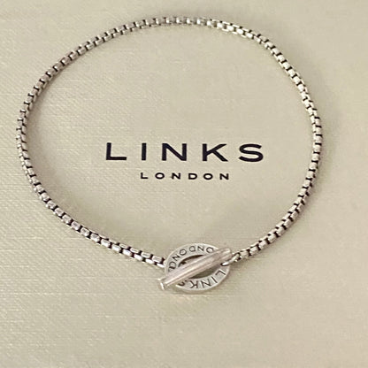 Links of London Sterling Silver Box Belcher Bracelet