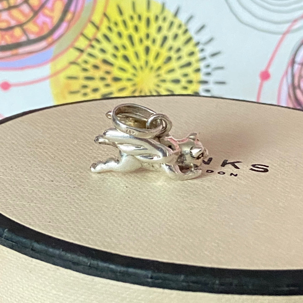 Links of London Sterling Silver Flying Pig Charm. “Pigs might fly” Charm is Preloved waiting to be loved again