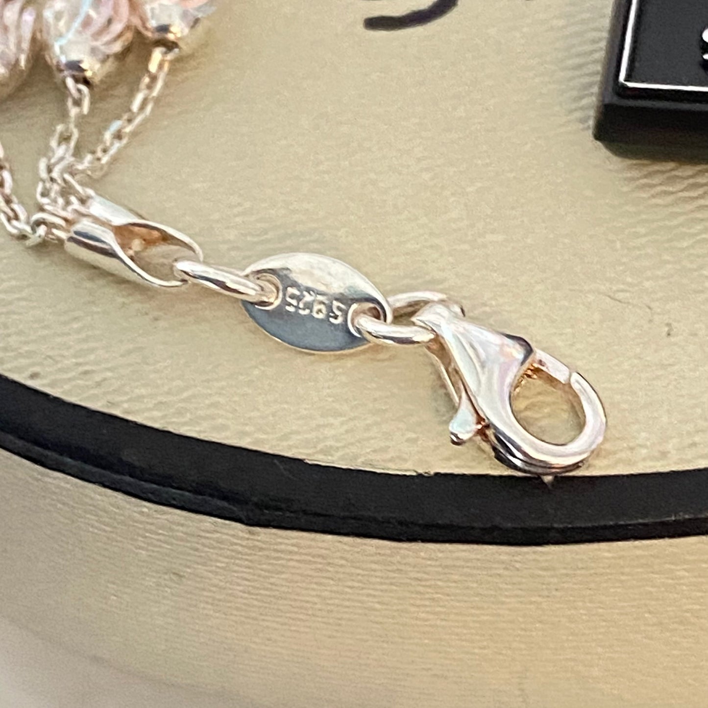 Three Strand Links of London Sterling Silver Essentials Bracelet with Beads – 17cm New with tag.