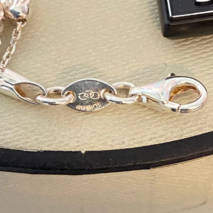 Three Strand Links of London Sterling Silver Essentials Bracelet with Beads – 17cm New with tag.