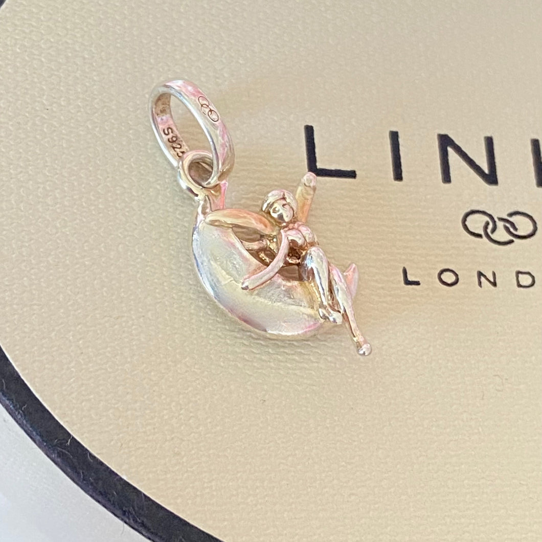 Link of London Fairy Godmother, “watch over me” Sterling Silver & enamel Charm
