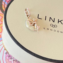 Load image into Gallery viewer, Link of London Fairy Godmother, “watch over me” Sterling Silver &amp; enamel Charm
