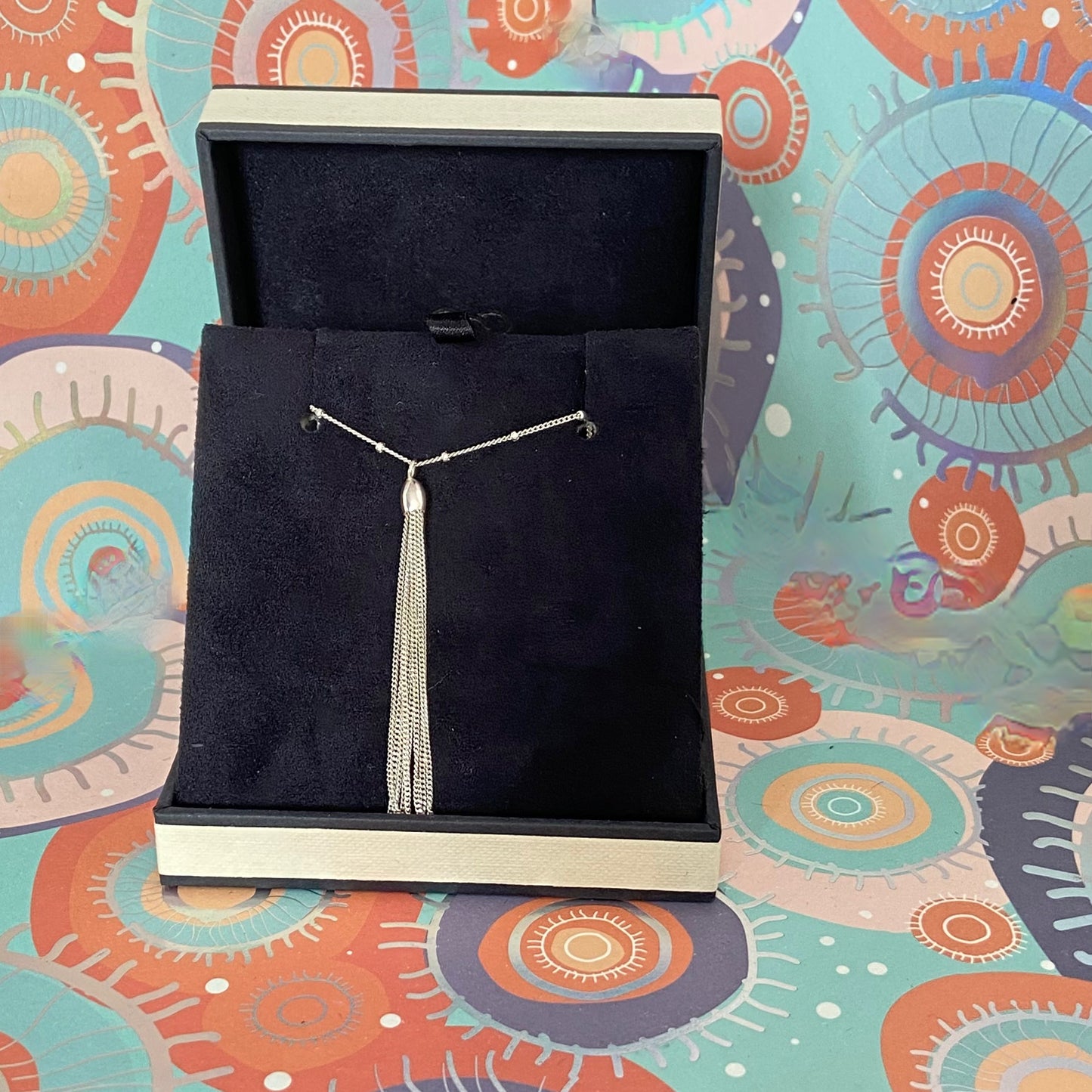 Links of London Sterling Silver Silk Row Necklace