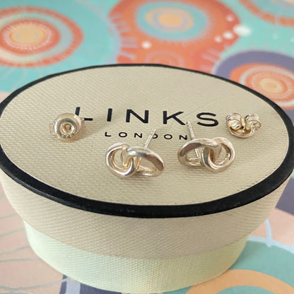 Links of London Silver 20/20 Mini Earrings studs.