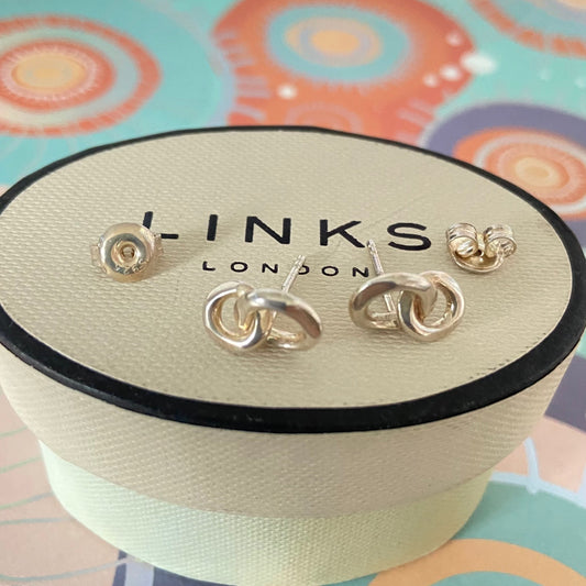 Links of London Silver 20/20 Mini Earrings studs.