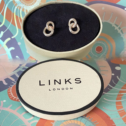 Links of London Silver 20/20 Mini Earrings studs.